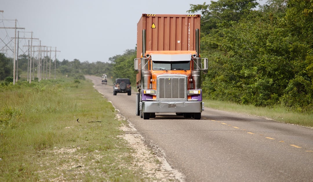 Container Truck Highway
