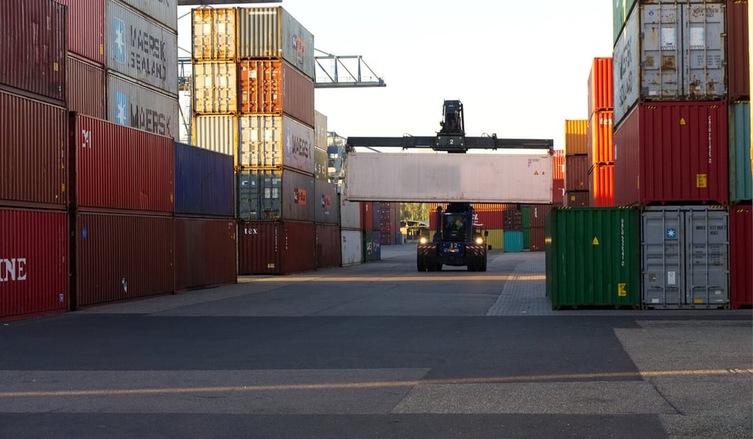 Crane Container Yard