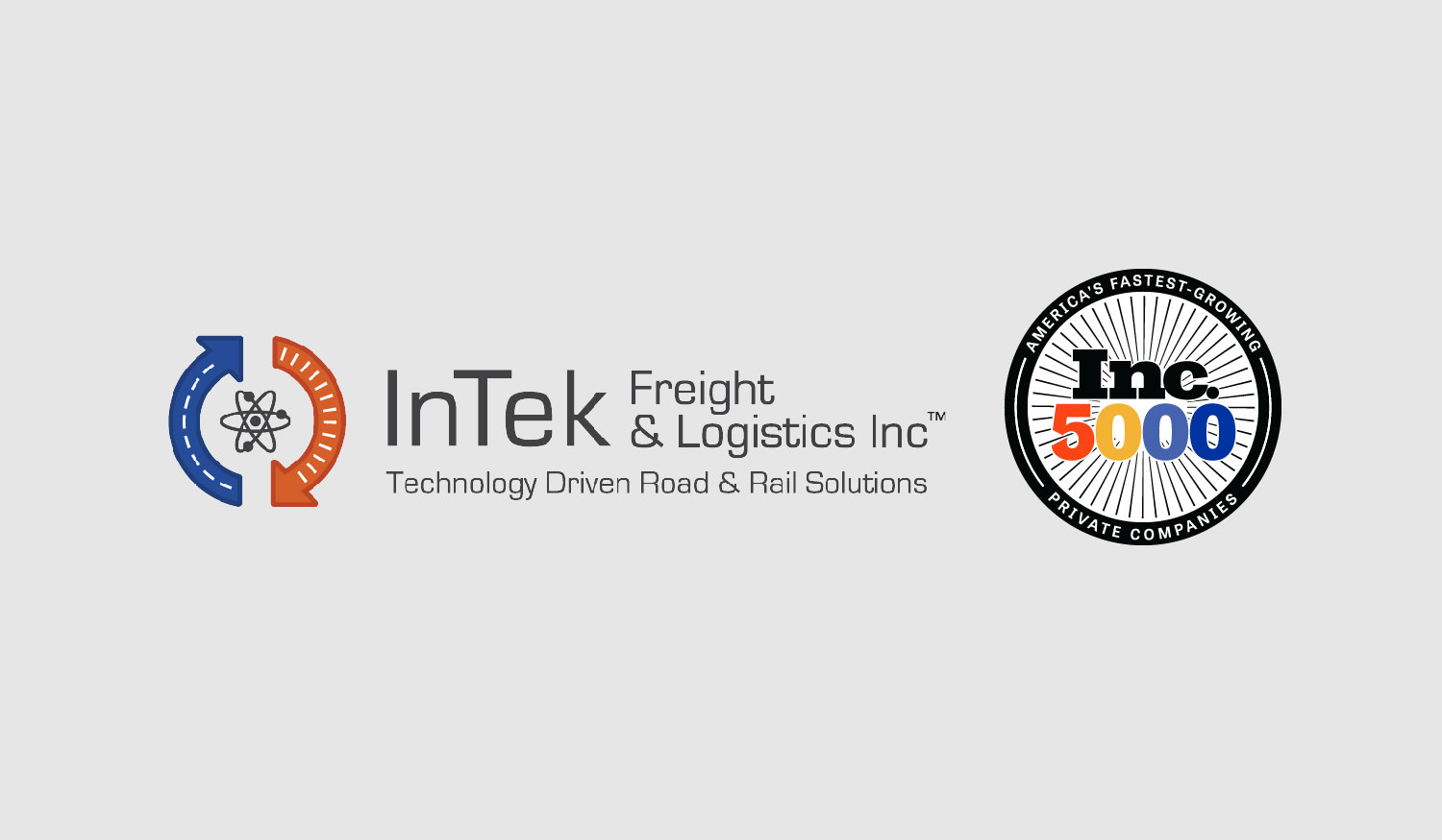 InTek Freight & Logistics Ranks No. 1541 on 2022 Inc. 5000 Annual List of America's Fastest-Growing Private Companies